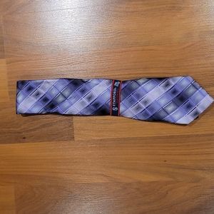 Stafford Big &Tall mixed purple tie